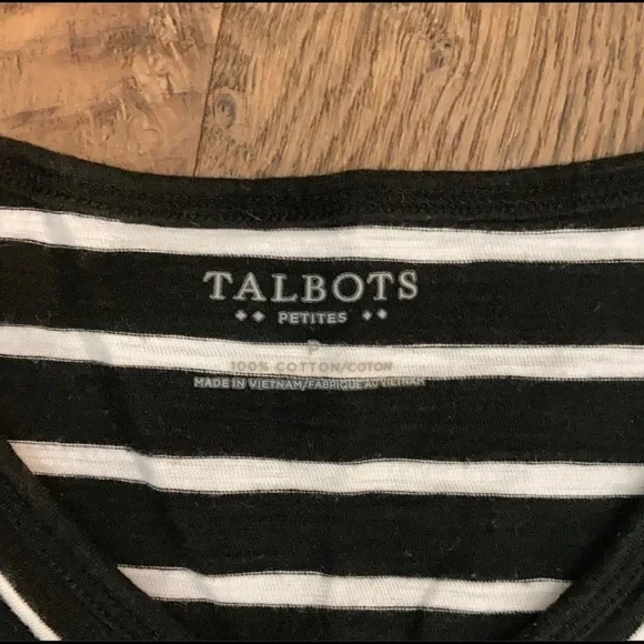 Talbots Women’s Striped T-Shirt - Picture 3 of 3
